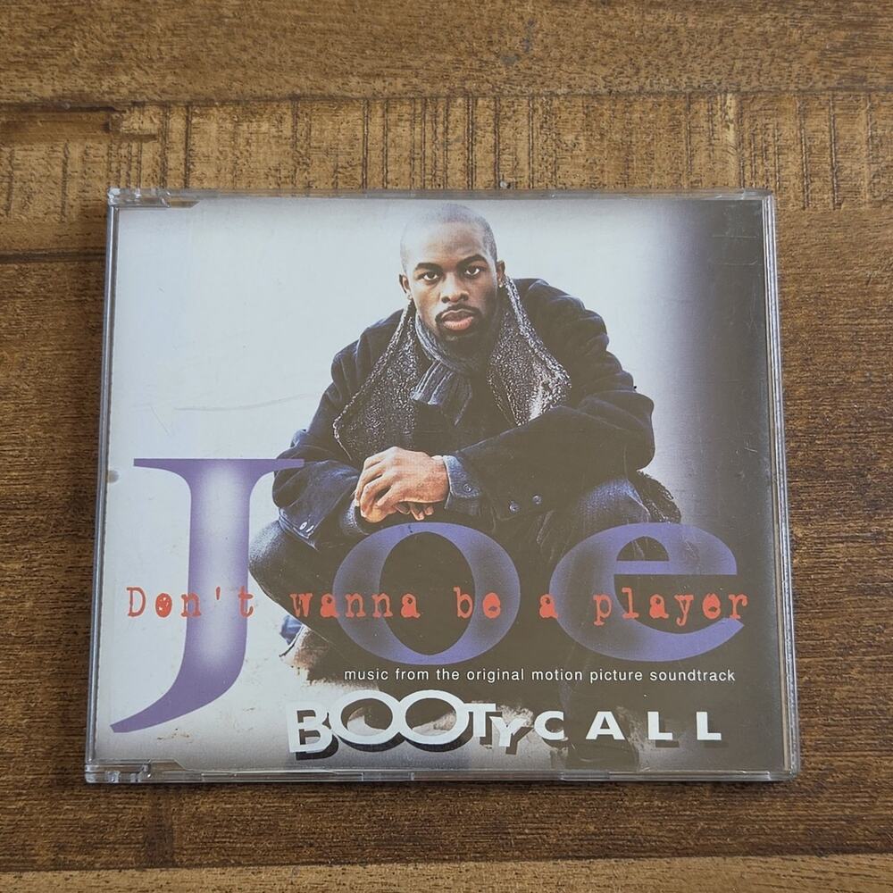 Vtg 1997 Joe Don't Wanna Be A Player Maxi Single CD